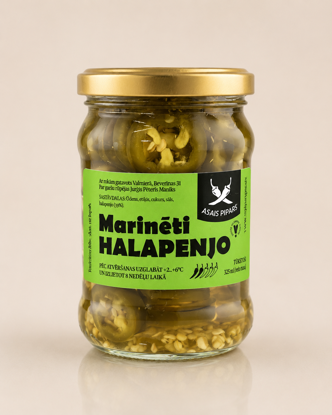 Pickled Jalapeño Peppers — second view