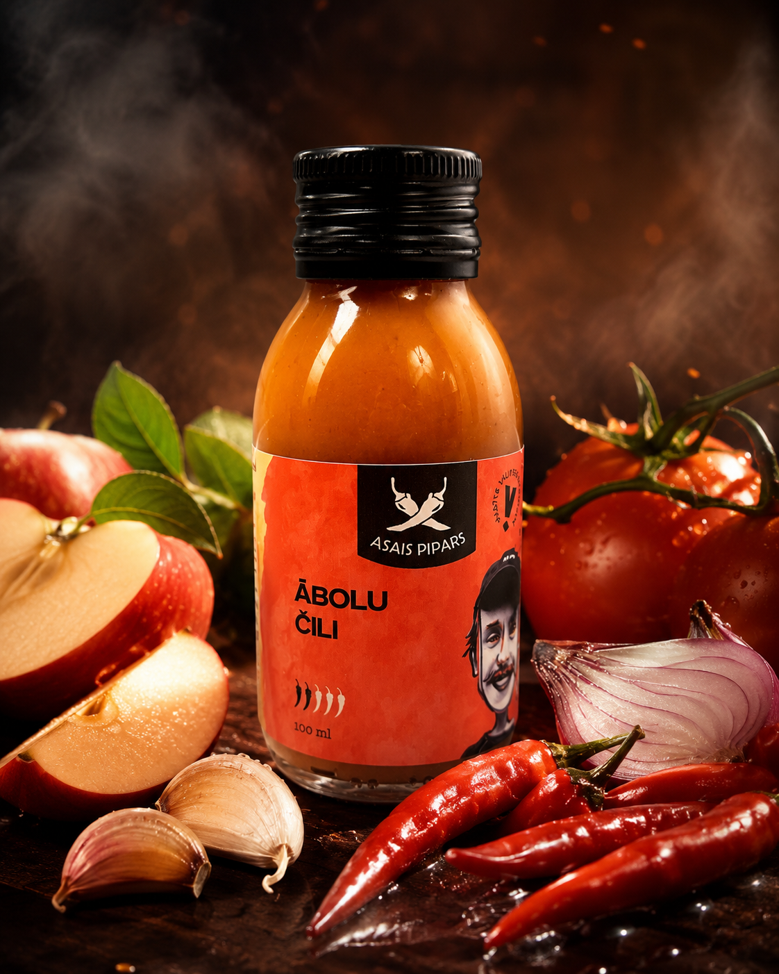 Ābolu Čili Mērce 100ml