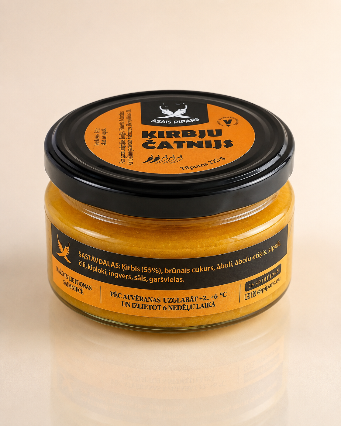 Ķirbju Čatnijs 225g