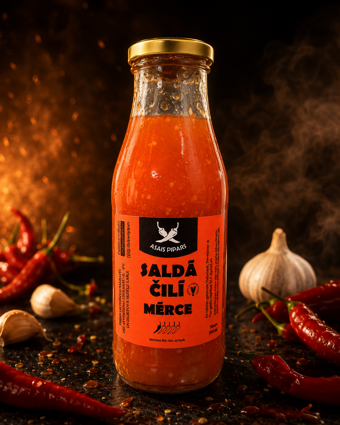 Saldā Čili Mērce 500ml